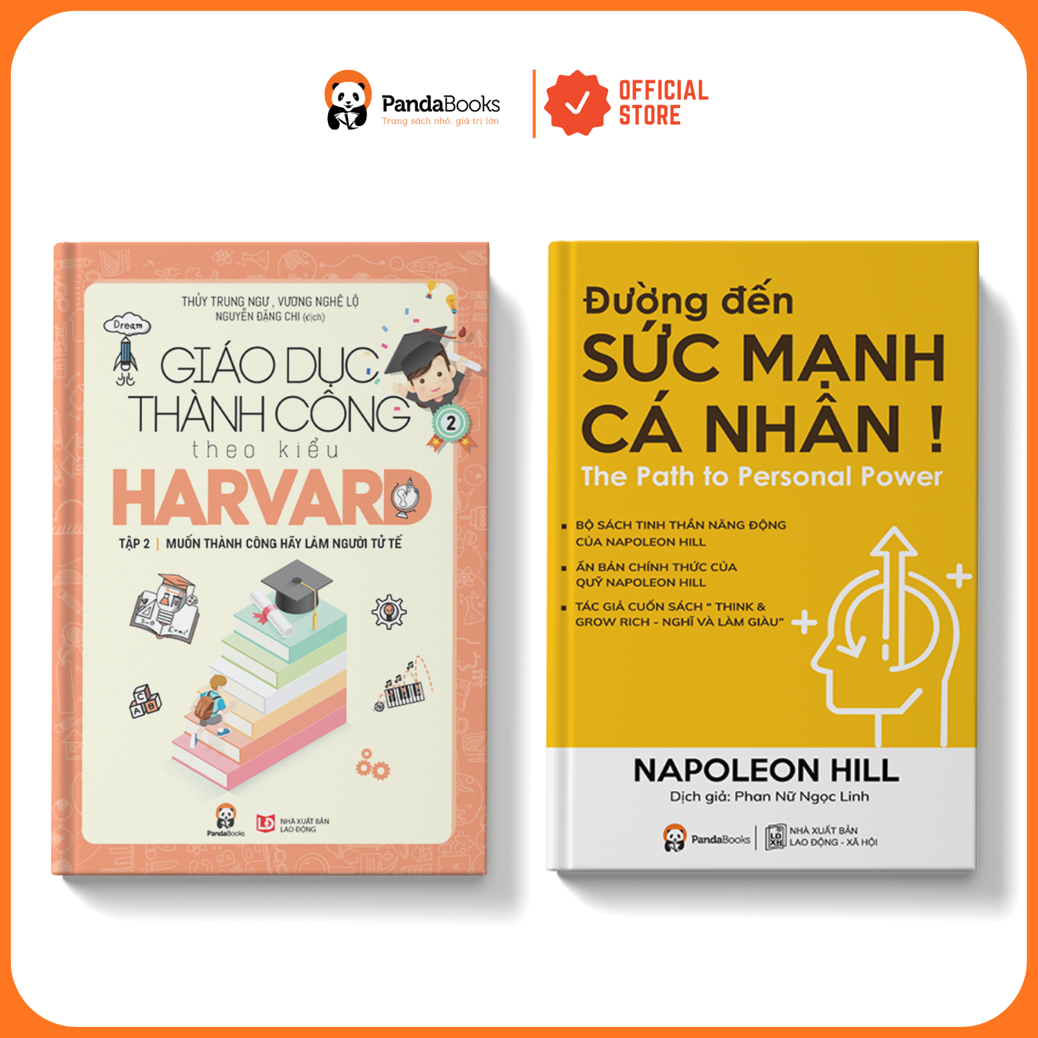 Sách - Combo 2 cuốn Giáo dục thành công theo kiểu Harvard + Đường đến sức mạnh cá nhân