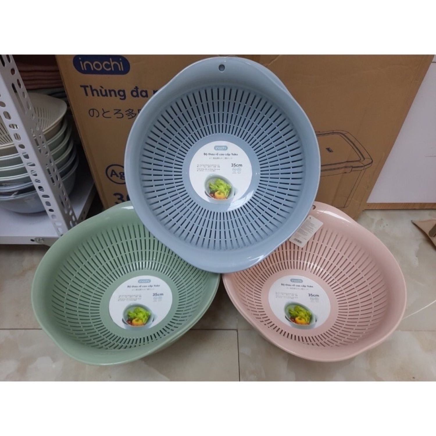 BỘ THAU RỔ INOCHI SIZE 35cm