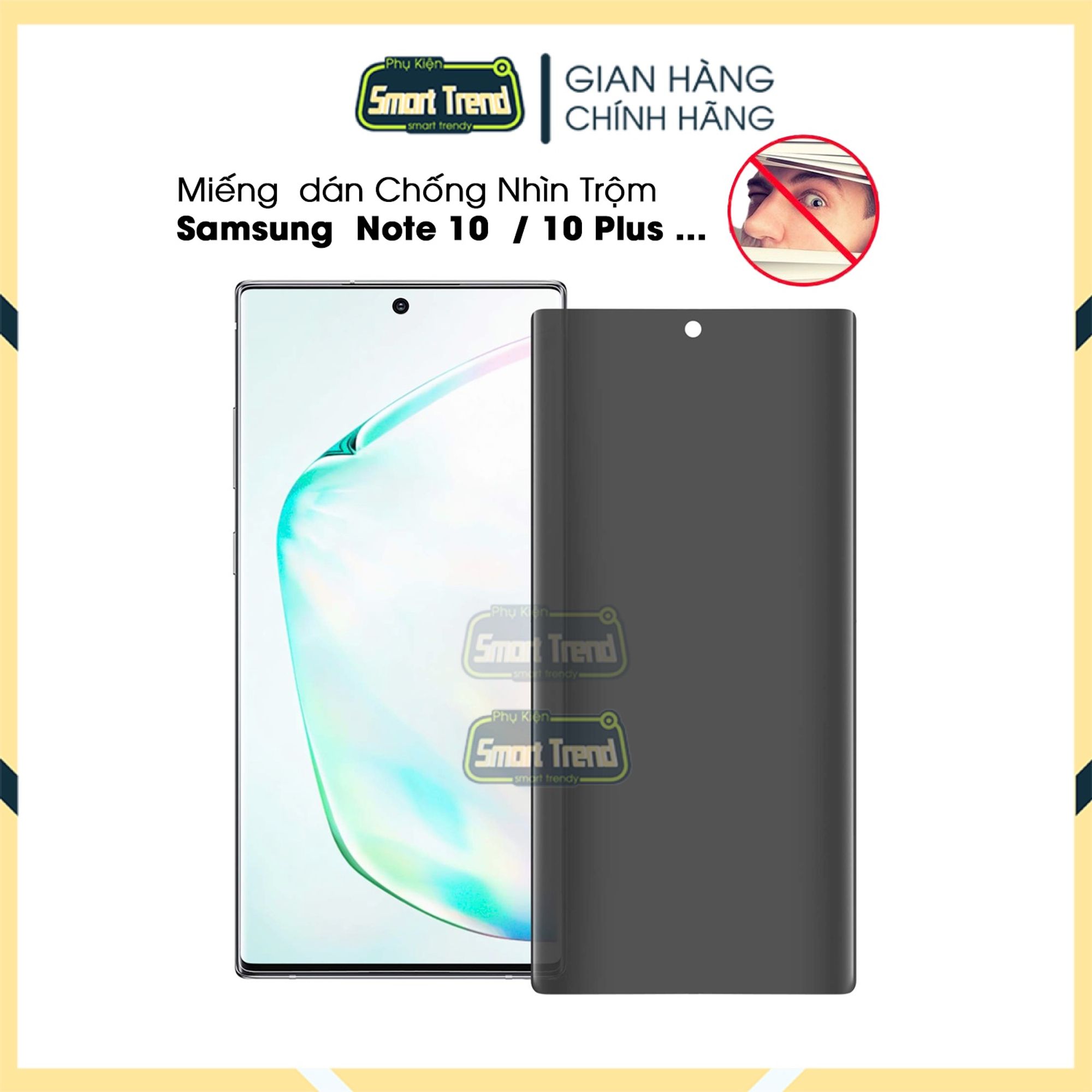 Miếng dán màn hình ppf chống nhìn trộm samsung galaxy note 10 note 10+ plus s10 s10 plus