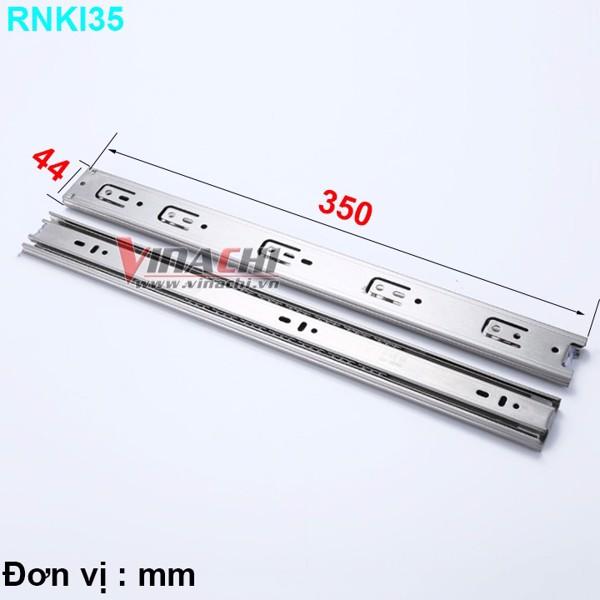 Ray trượt bi 3 tầng inox (Ray trượt ngăn kéo) cao cấp