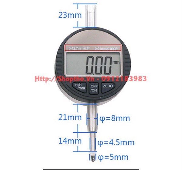 Đồng Hồ So Điện Tử - Độ Nhạy 0.01Mm