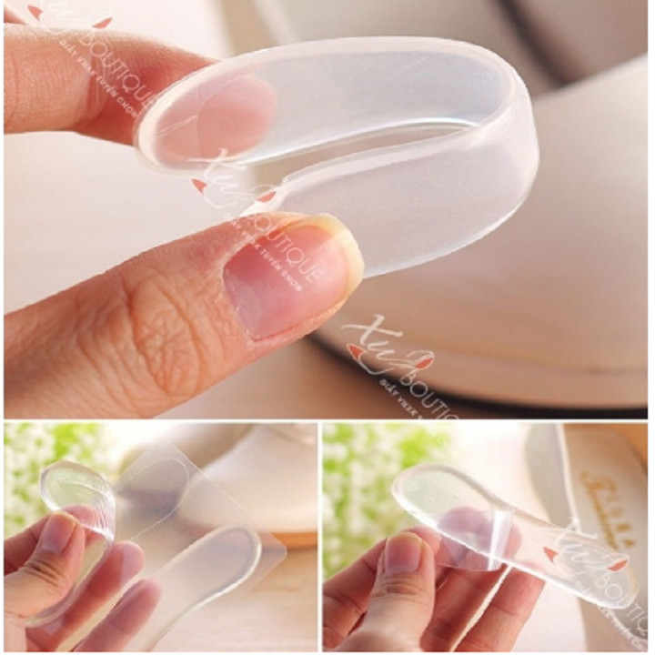 Miếng Dán Lót Giày SILICON Trong Suốt Êm Chân