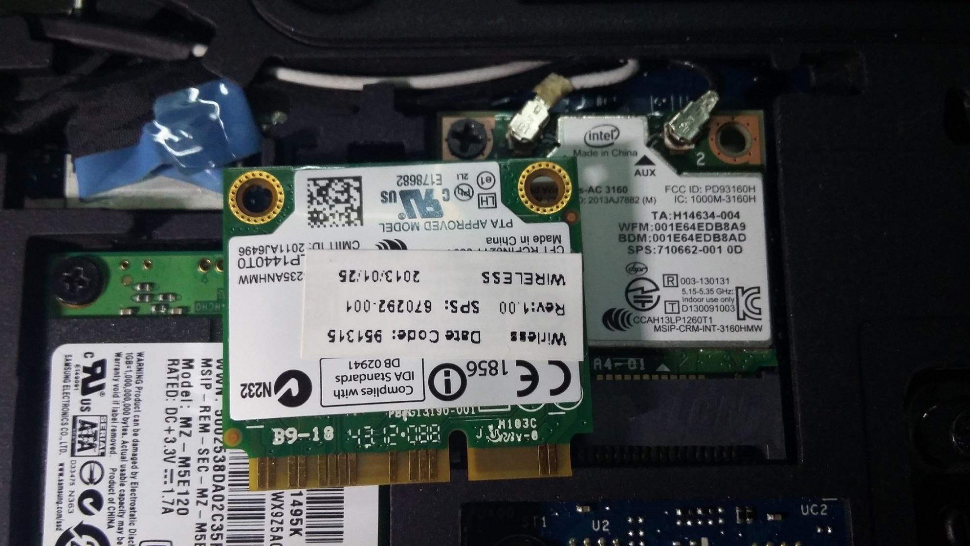 Card WiFi Intel Centrino Advanced-N 6235 + Blueooth 4.0
