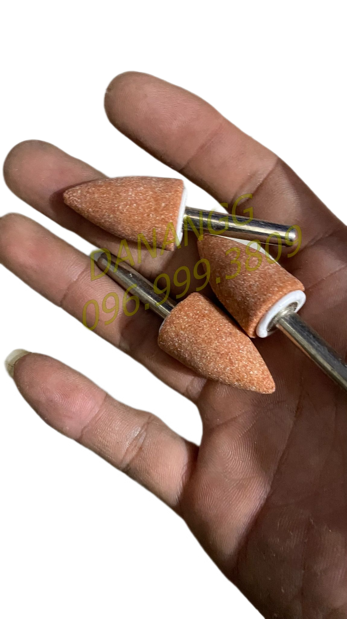 Đá mài đầu trụ nhọn dài trục 6mm