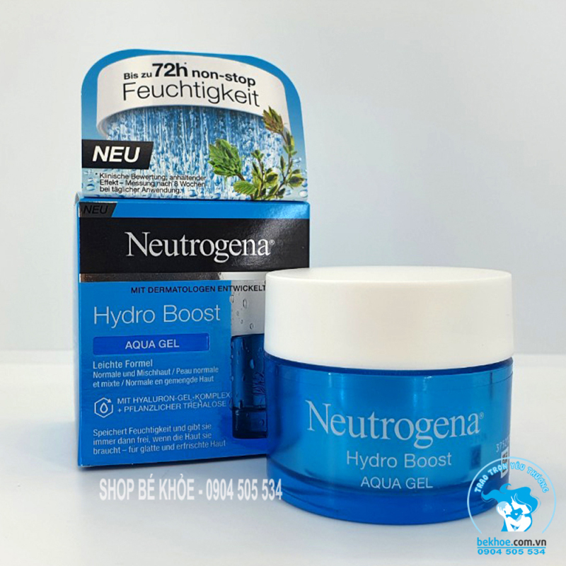 Neutrogena Hydro Boost Aqua Gel & Gel Cream - Kem Dưỡng Ẩm, Cấp Nước Dạng Gel 50Ml