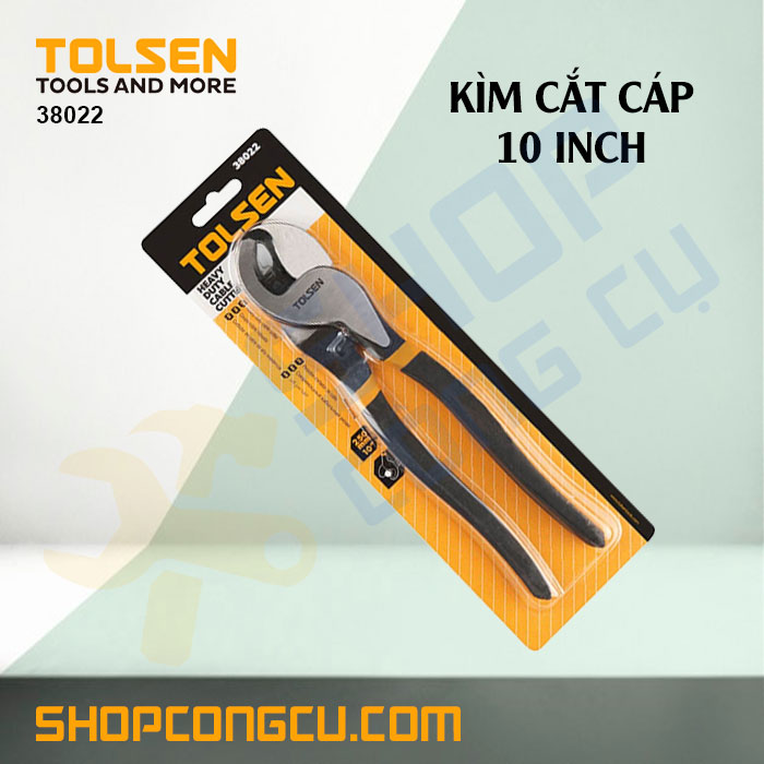 [HCM]Kìm cắt cáp 10 inch Tolsen 38022
