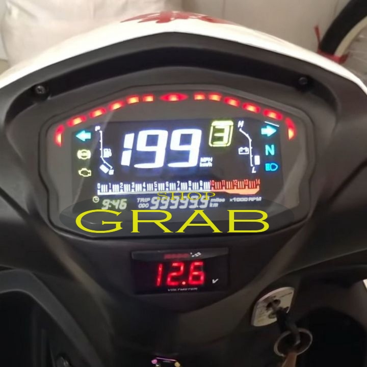 Đồng hồ điện tử DUCATI - màn hình LCD cực chất