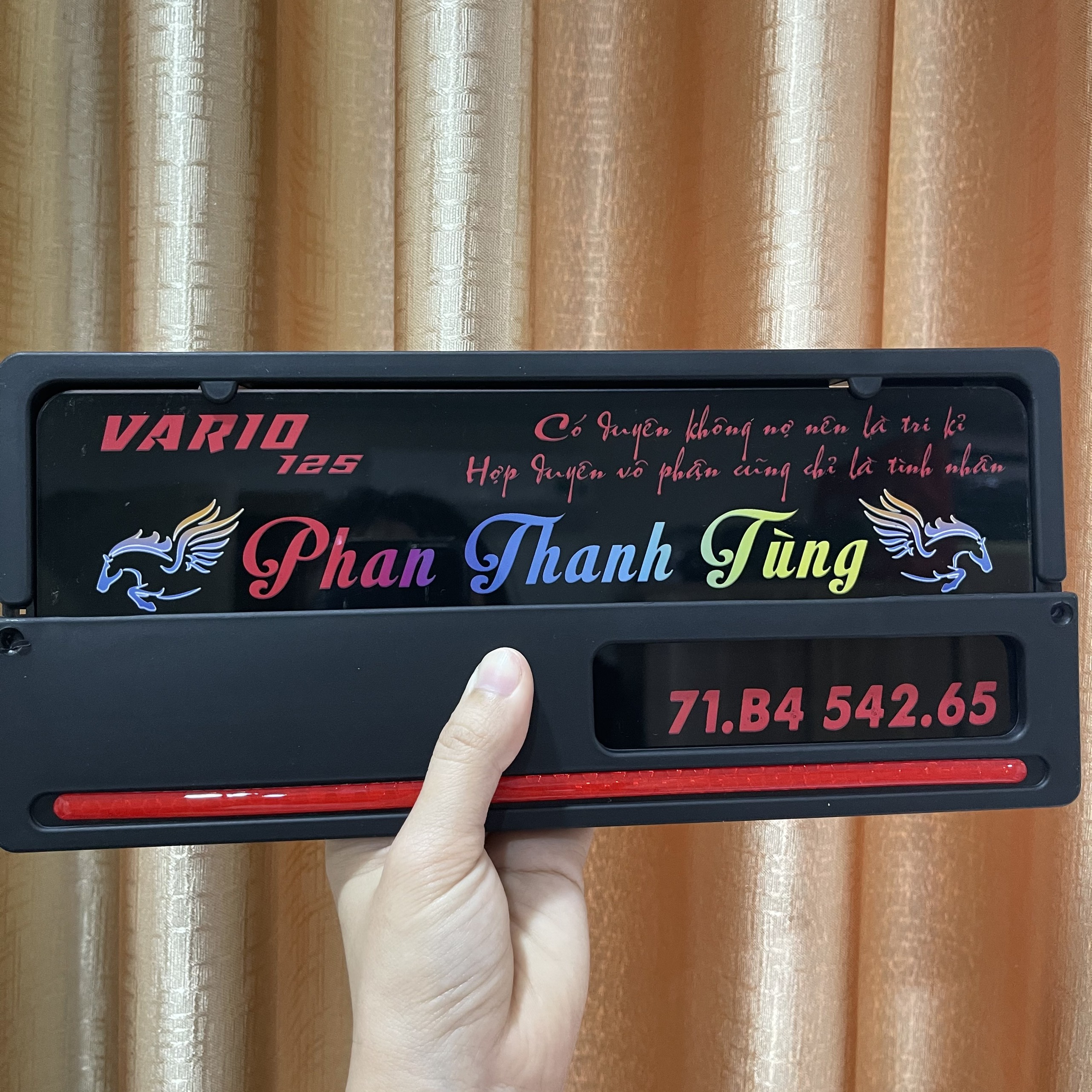 Bảng tên kiểu Indo full hộp đựng