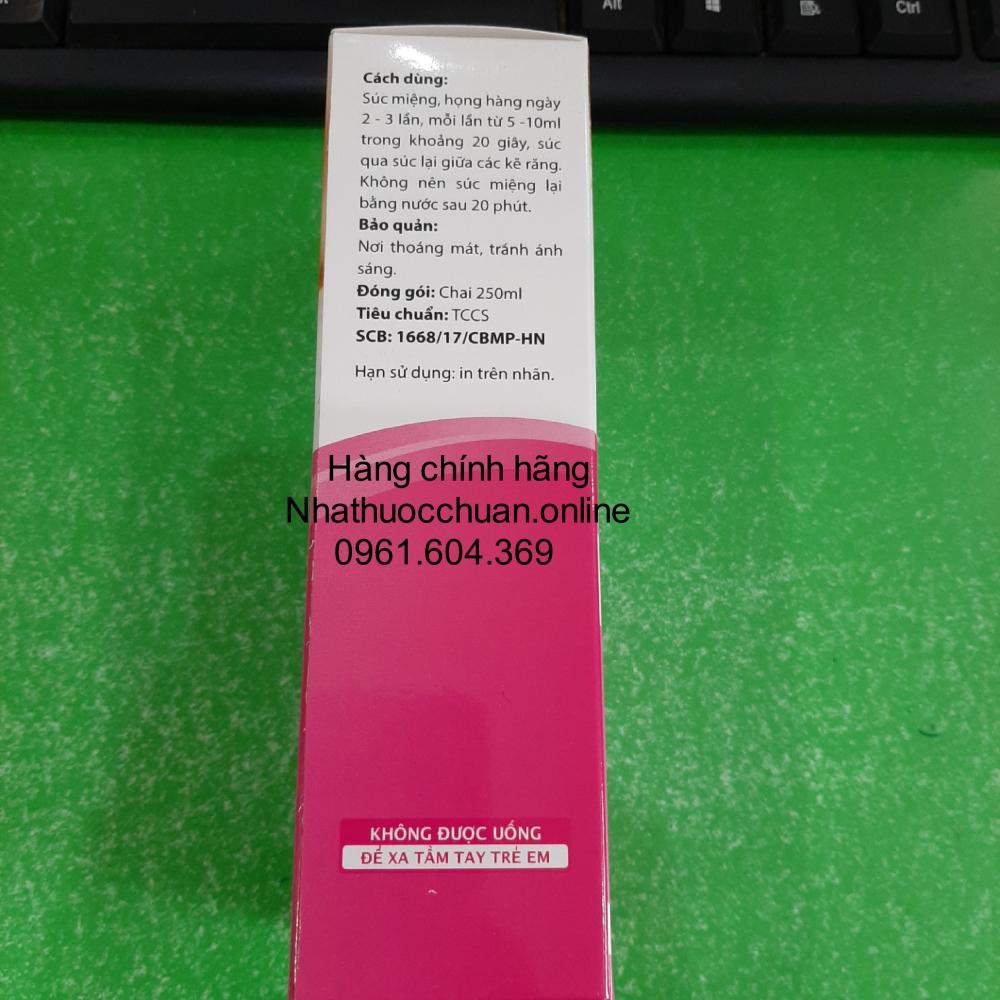Nước súc miệng Pedentex 250ml - Botania