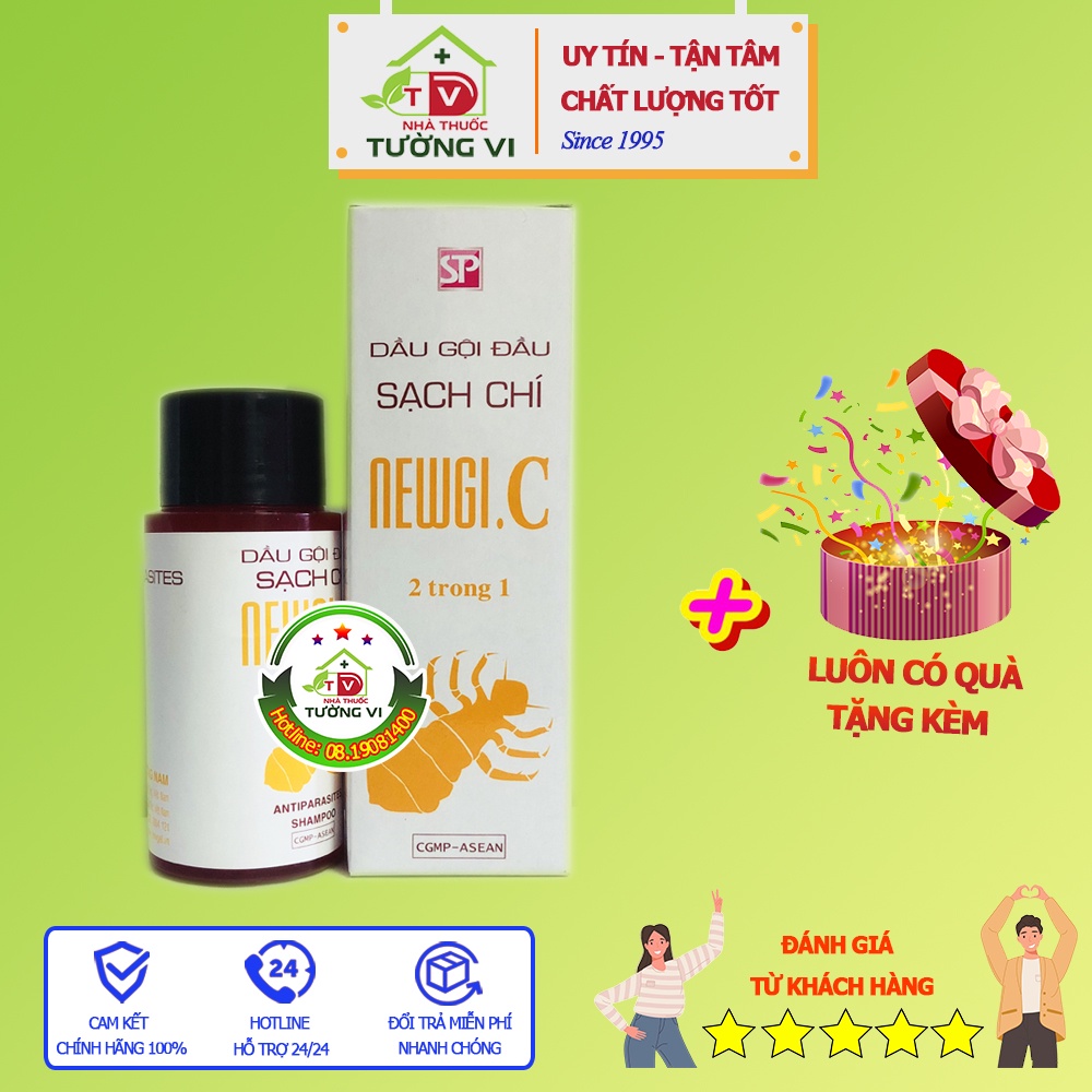 Dầu gội đầu sạch chí Newgi.C