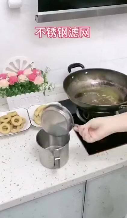 Ca Lọc Dầu Ăn Bằng Inox Cao Cấp