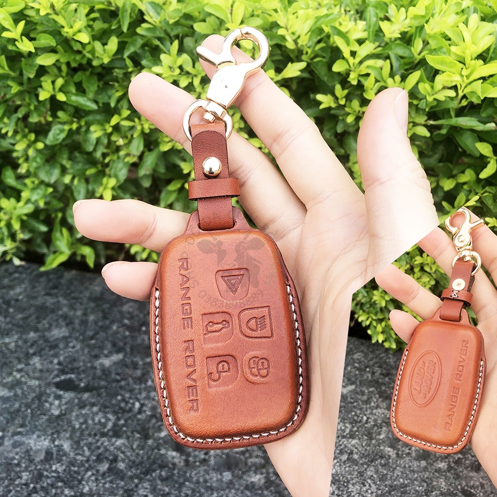 Bao da chìa khóa Range Rover, RangeRover Handmade da thật 002