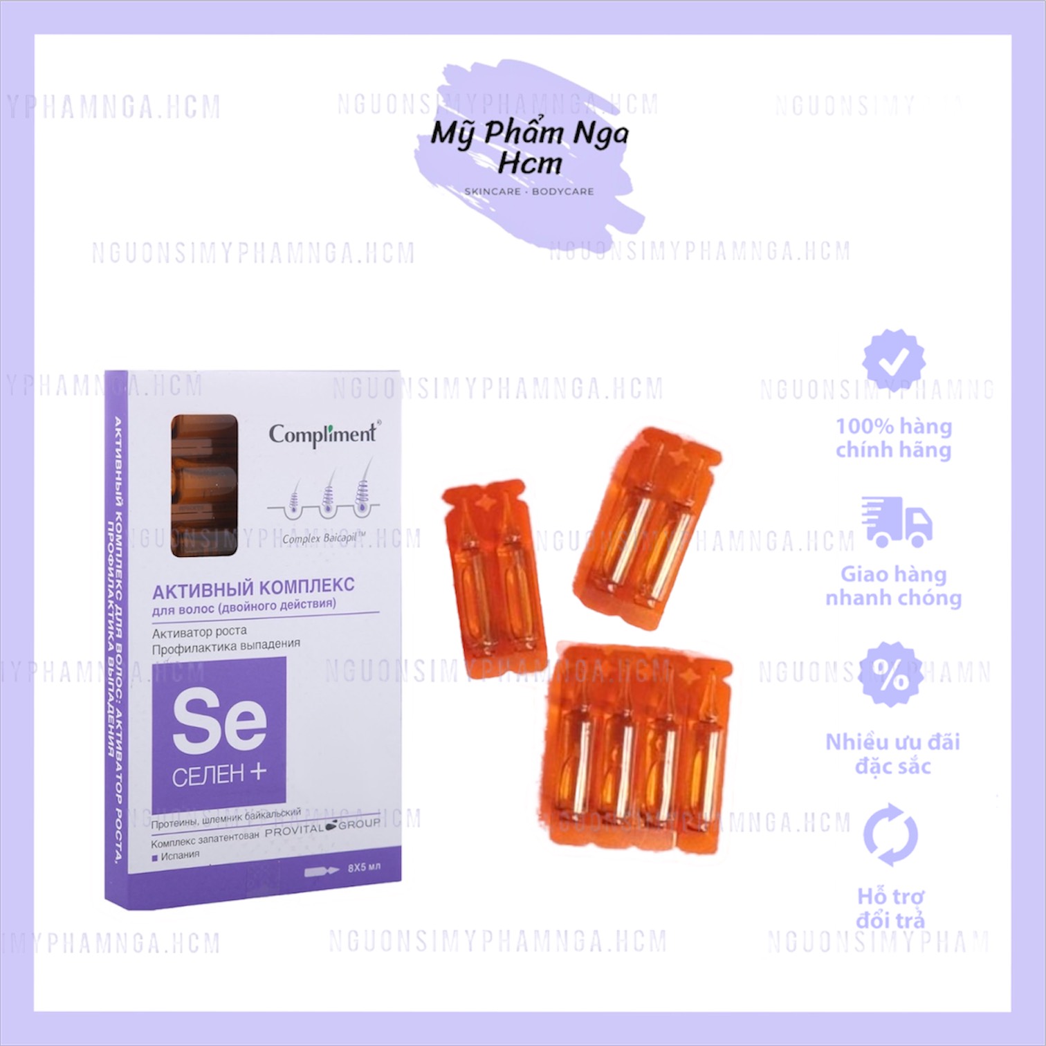 Serum tóc SE Selen Compliment  rụng kích mọc tóc