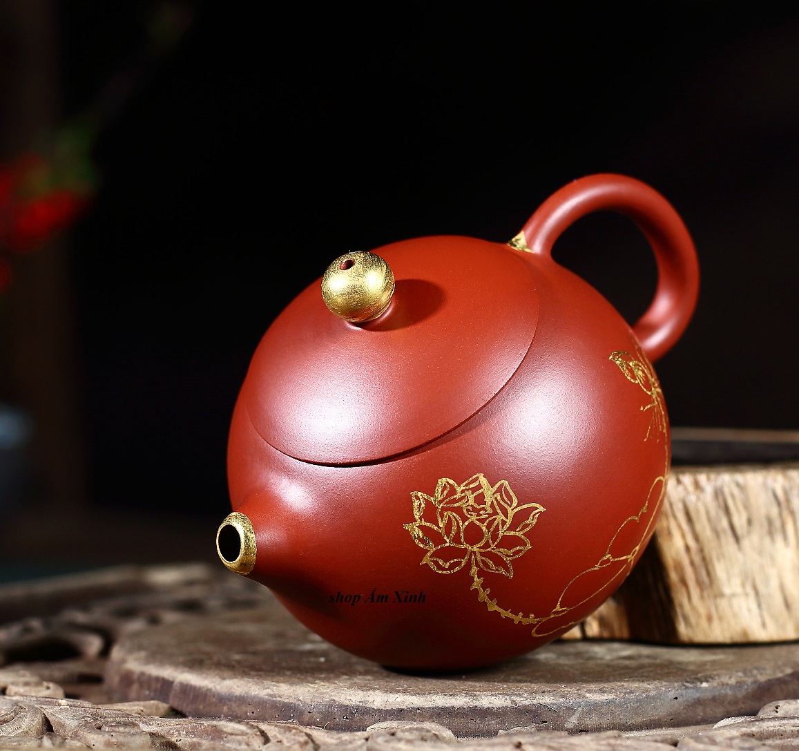 Ấm Tử Sa Nghi Hưng Hạ Liên Hương