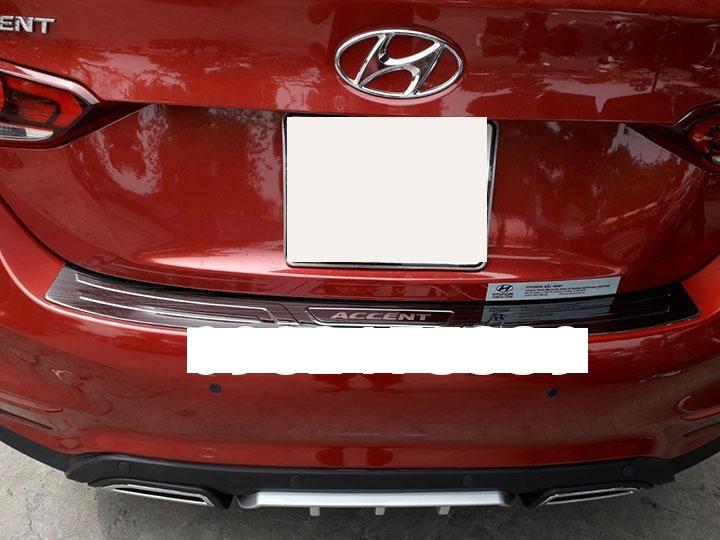 [Hỗ trợ lắp đặt khách Hà Nội] Nẹp chống trầy cốp sau Accent 2019