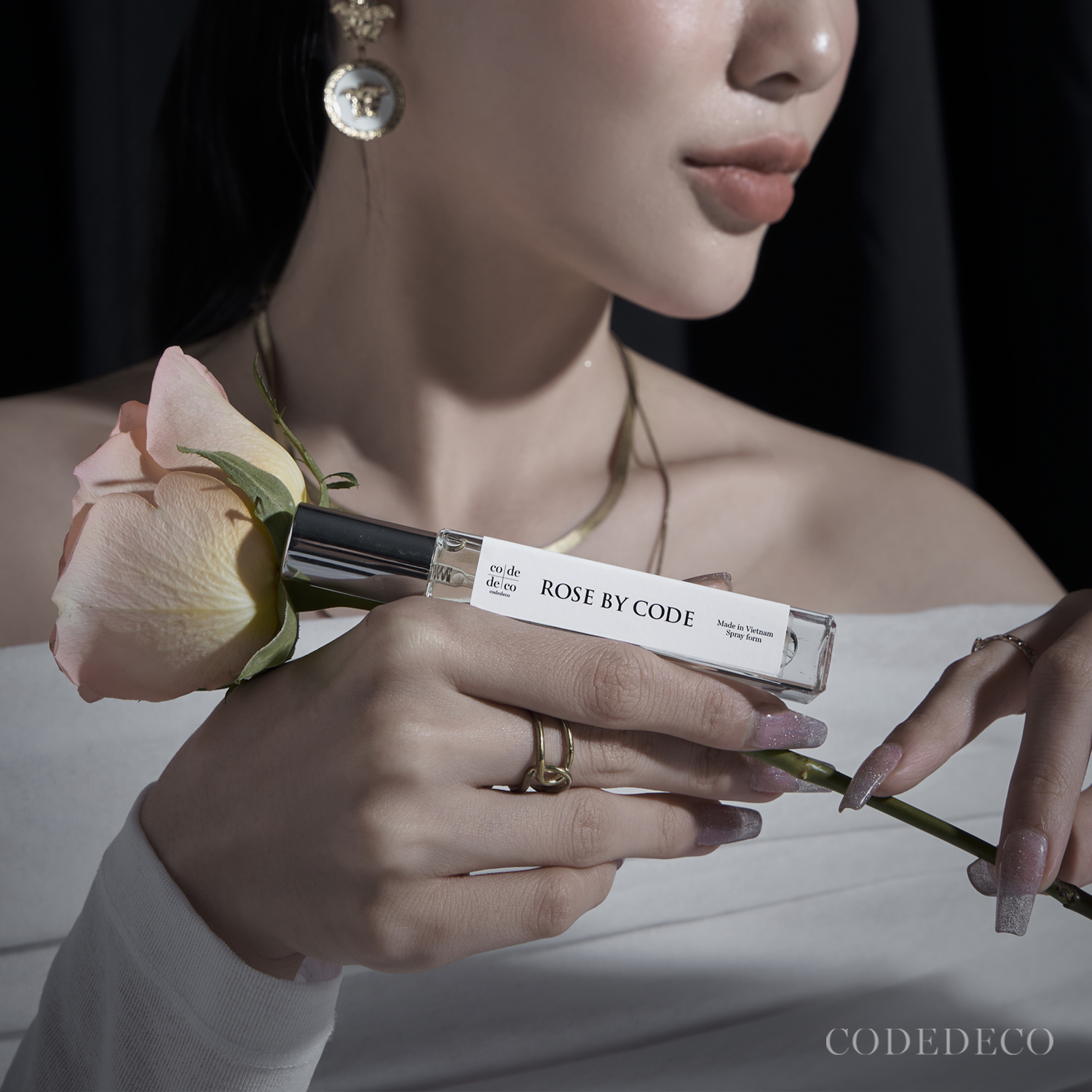 Tinh dầu nước hoa CODEDECO Rose by Code - 10ml Thanh Lịch, Bí Ẩn, Thu Hút