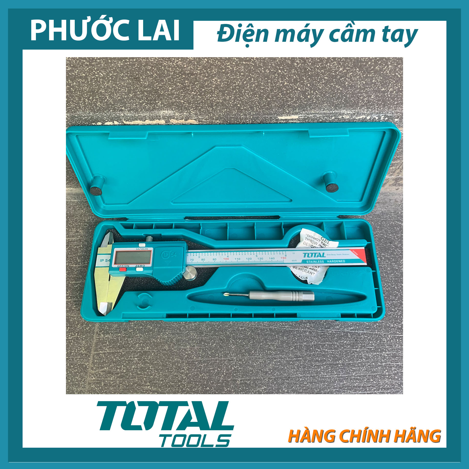 Thước cặp điện tử (Chính Hãng) TOTAL TMT321506