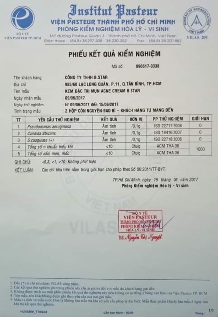 Kem mụn B.STAR