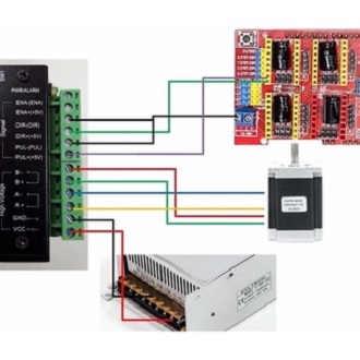 Mạch Điều Khiển Động Cơ Bước TB6600 4A 9V-42VDC - Step driver module
