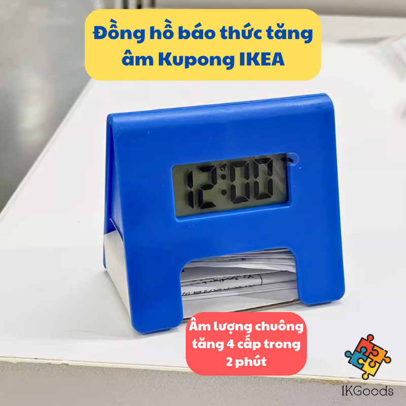 Đồng hồ báo thức tăng âm Kupong IKEA