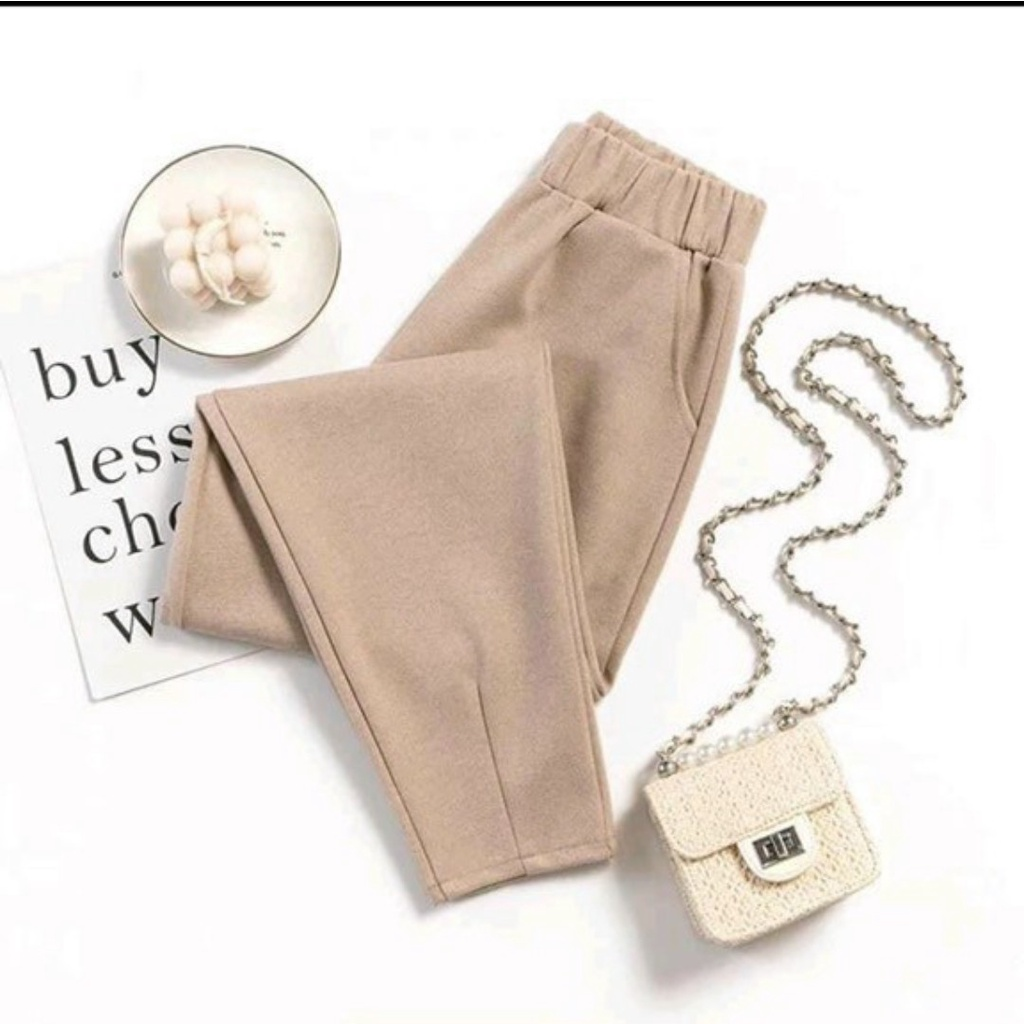 QUẦN BAGGY DẠ CHUN LY GẤU BEEMIT SIÊU HOT