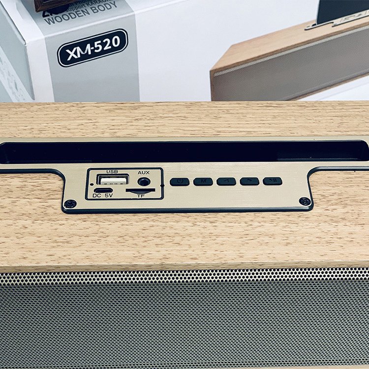 [HOT 2023]Loa Bluetooth XM-520, Âm Bass Mạnh Mẽ, Công Suất Lớn 20W, Thiết Kế Vỏ Gỗ Sang Trọng, Đa Dạng Kết Nối, Loa Không Dây, Loa Mini, Loa Máy Tính