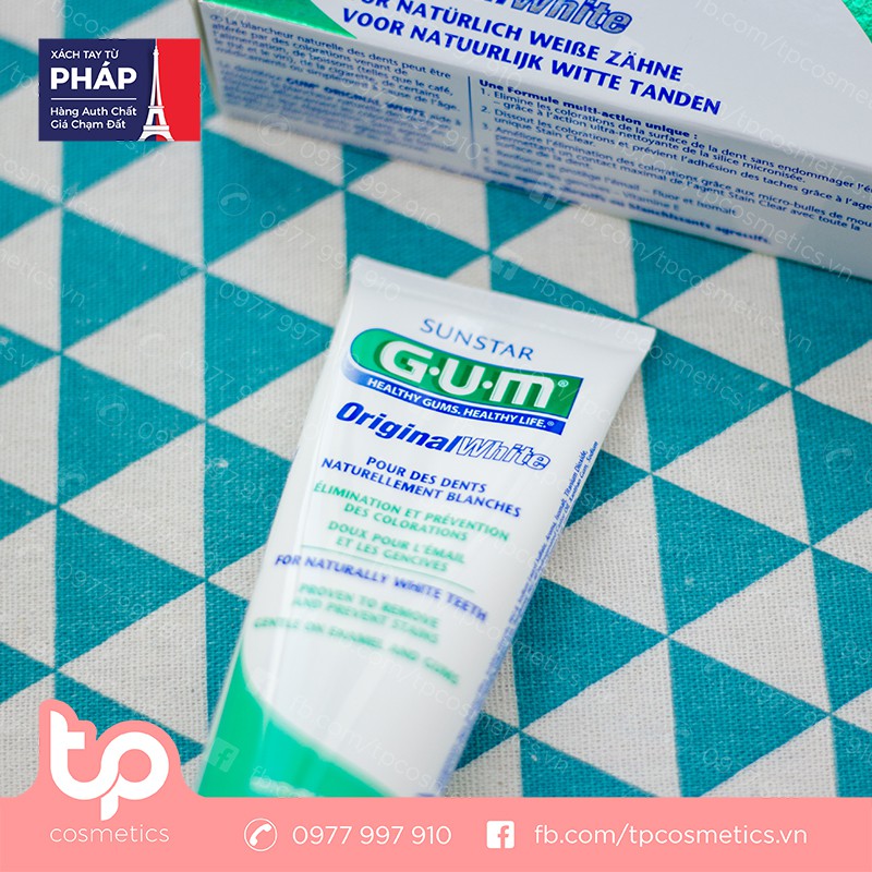 Kem Đánh Răng Sunstar Gum Original White 75ml