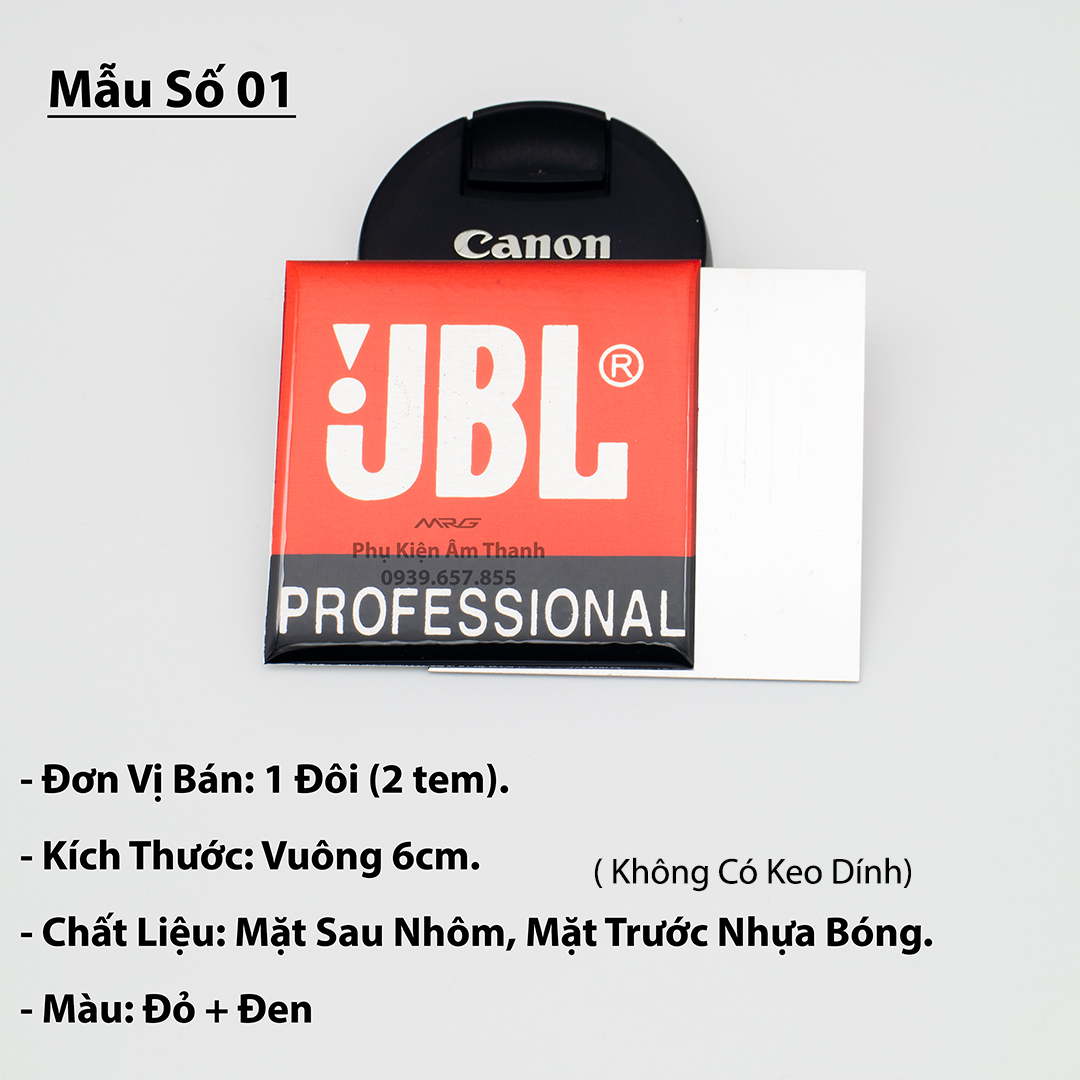 Tem Loa JBL Nhiều Mẫu, giá 1 cặp (2 cái).