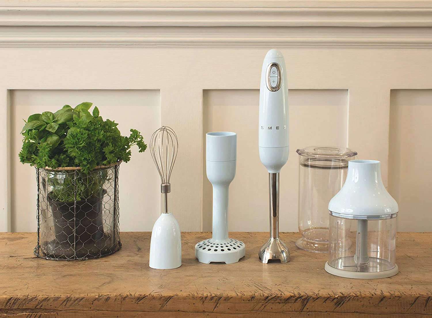 [Trả góp 0%][Hàng nội địa Đức] BỘ MÁY XAY CẦM TAY SMEG (đỏ đen xanh blue)