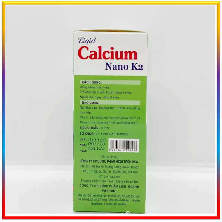 viên uống bà bầu liquid calcium nano k2 aquamin f , giúp bổ sung canxi 4