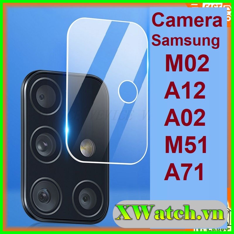 Cường lực dẻo camera samsung a12 / m02 / a02