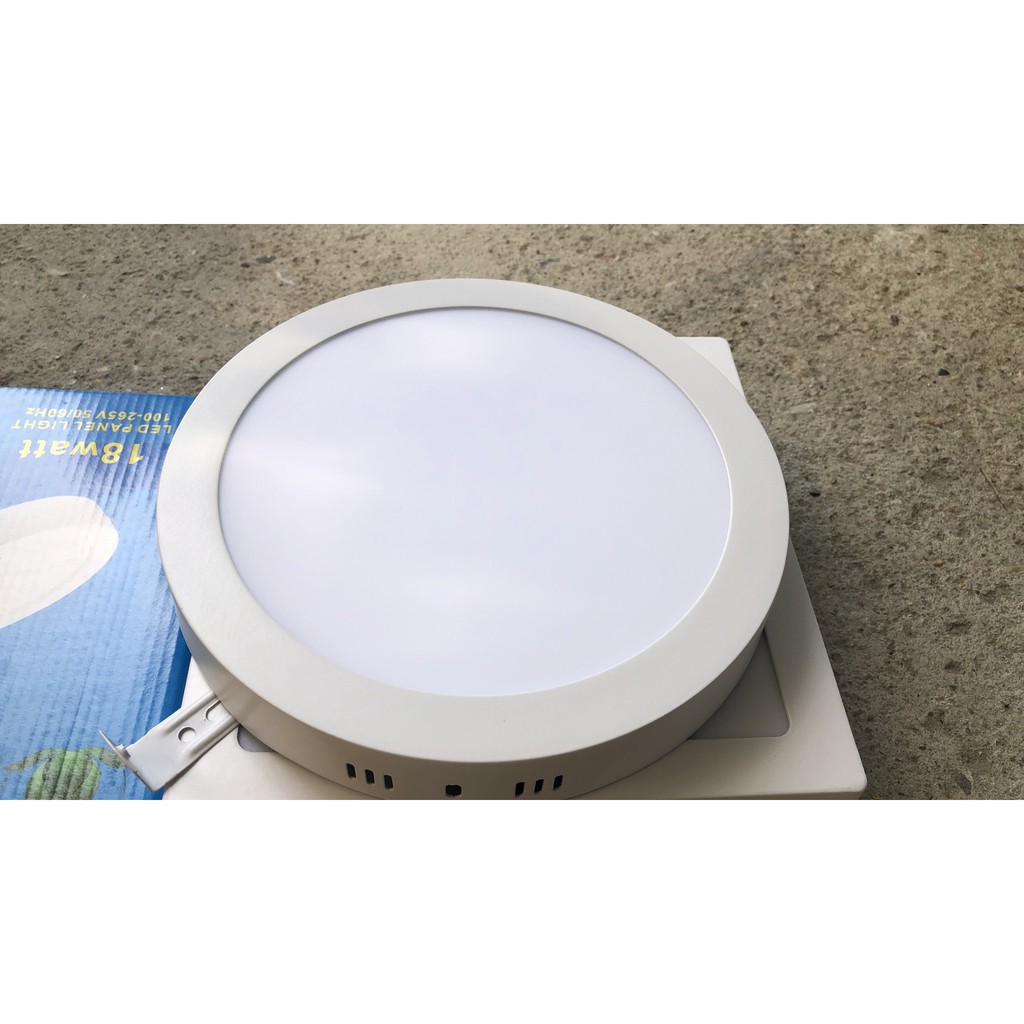 ĐÈN LED NỔI ỐP TRẦN TRÒN, VUÔNG 18W