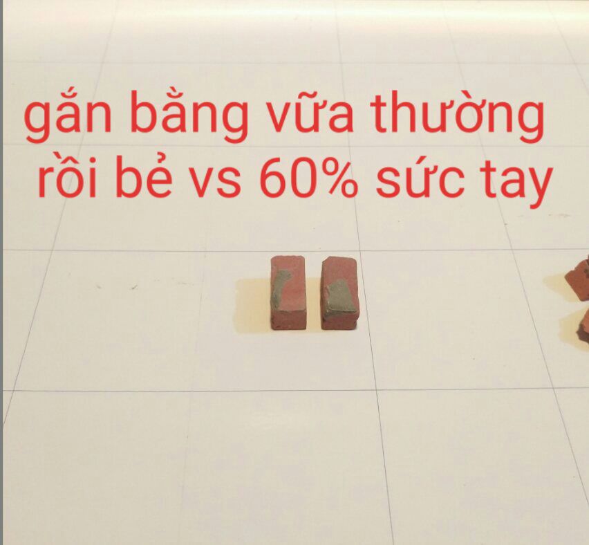 Vữa xây chuyên cho gạch mini(200g)(bán riêng thì bán tối thiểu 5 đơn!)
