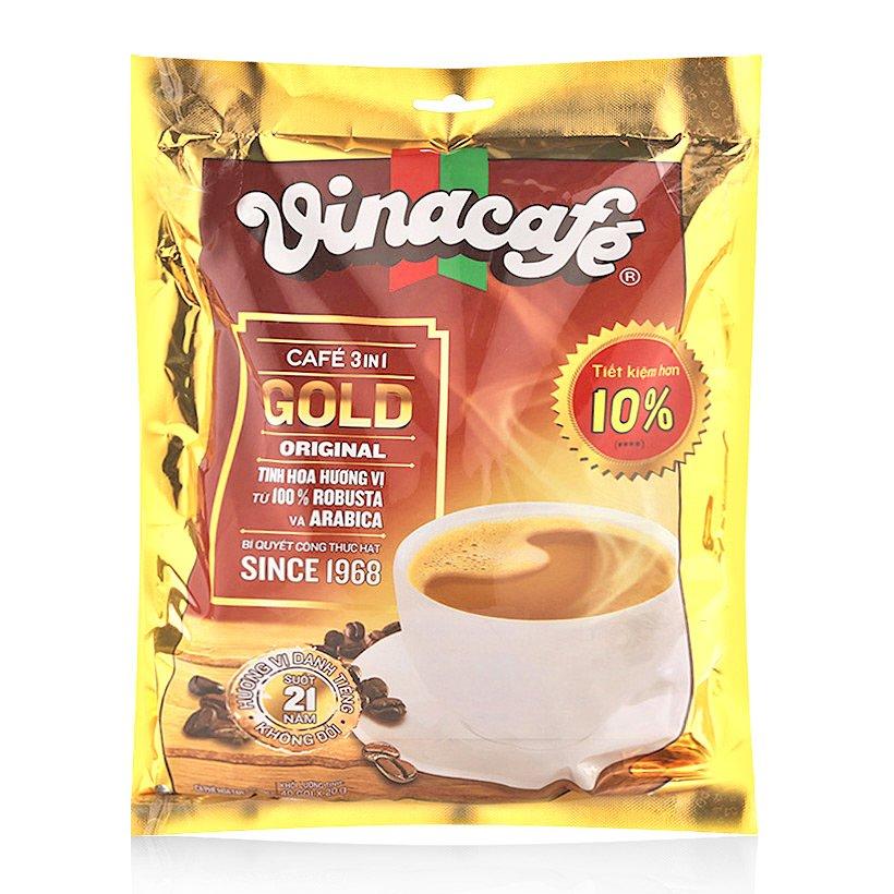 Combo 6 Bịch Vinacafe Gold Cao Cấp 24 Gói x 20gr
