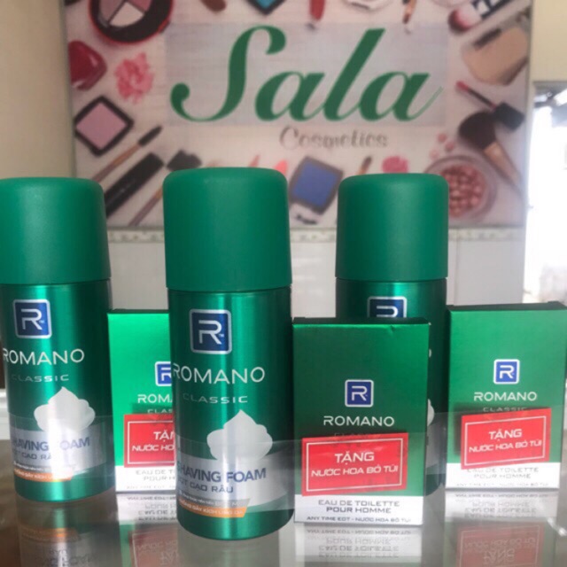 [HCM]Bọt Cạo Râu Romano 175 ml