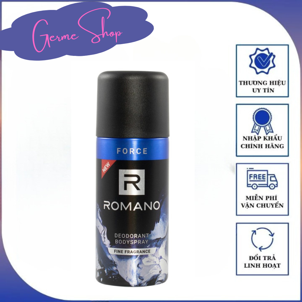 Xịt khử mùi Romano 150ml