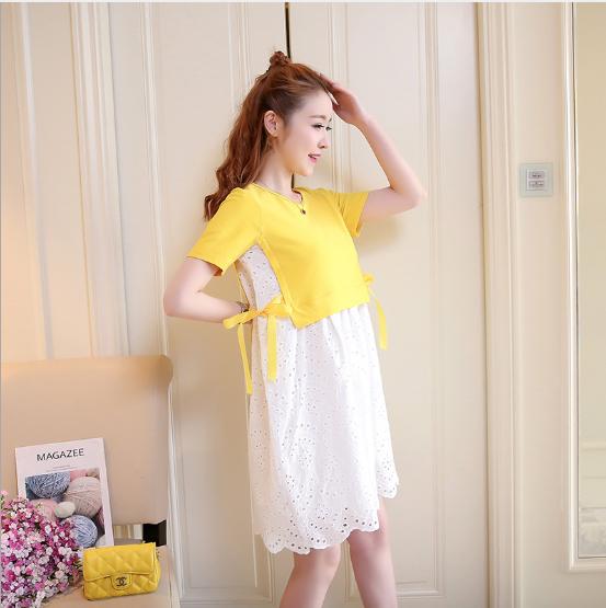 Đầm bầu và cho con bú mẫu mới