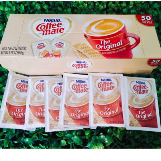 Bột kem sữa coffee mate Keto, das dùng pha với cacao, cafe, trà Thái