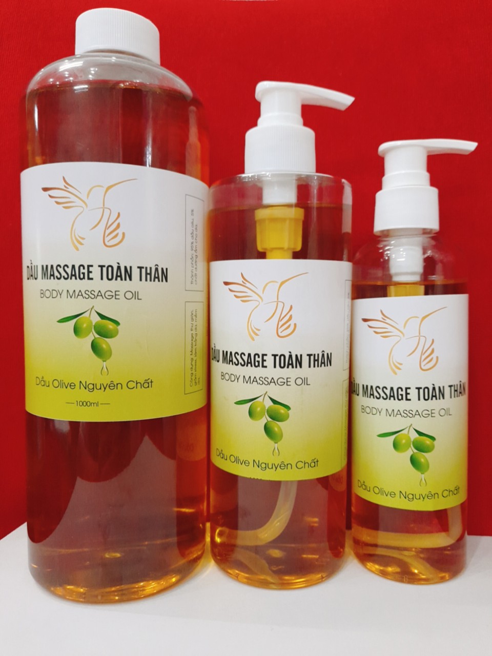 Dầu Massage Toàn thân Oliu 250ml