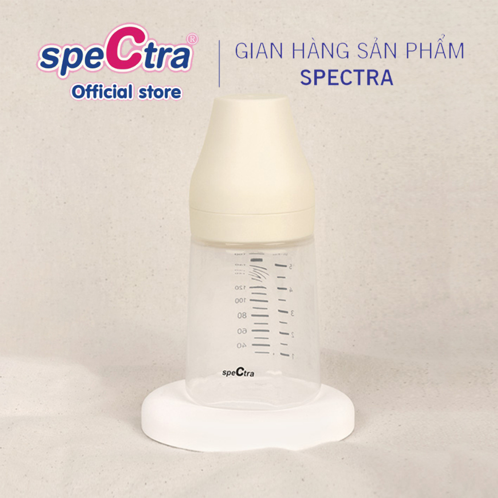 Bộ Hai Bình Cổ Rộng PP Spectra 160ml Chính hãng Hàn Quốc