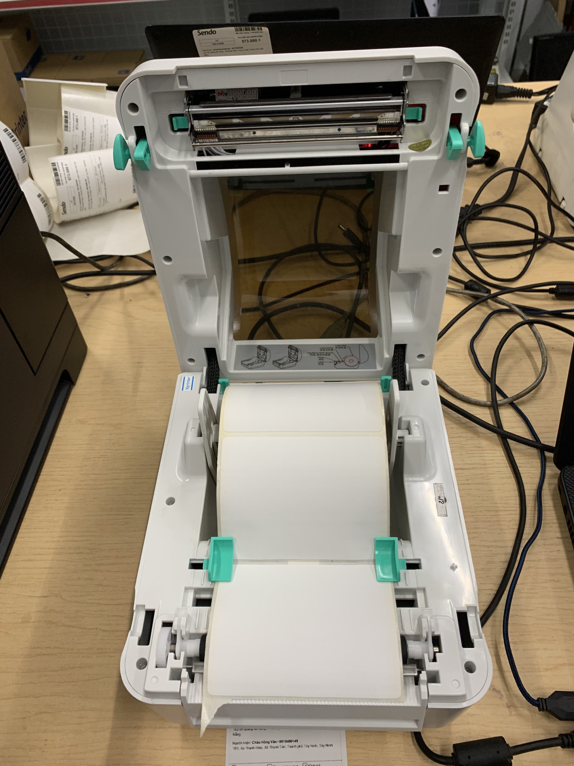 Máy in tem nhãn mã vạch Xprinter XP-470B