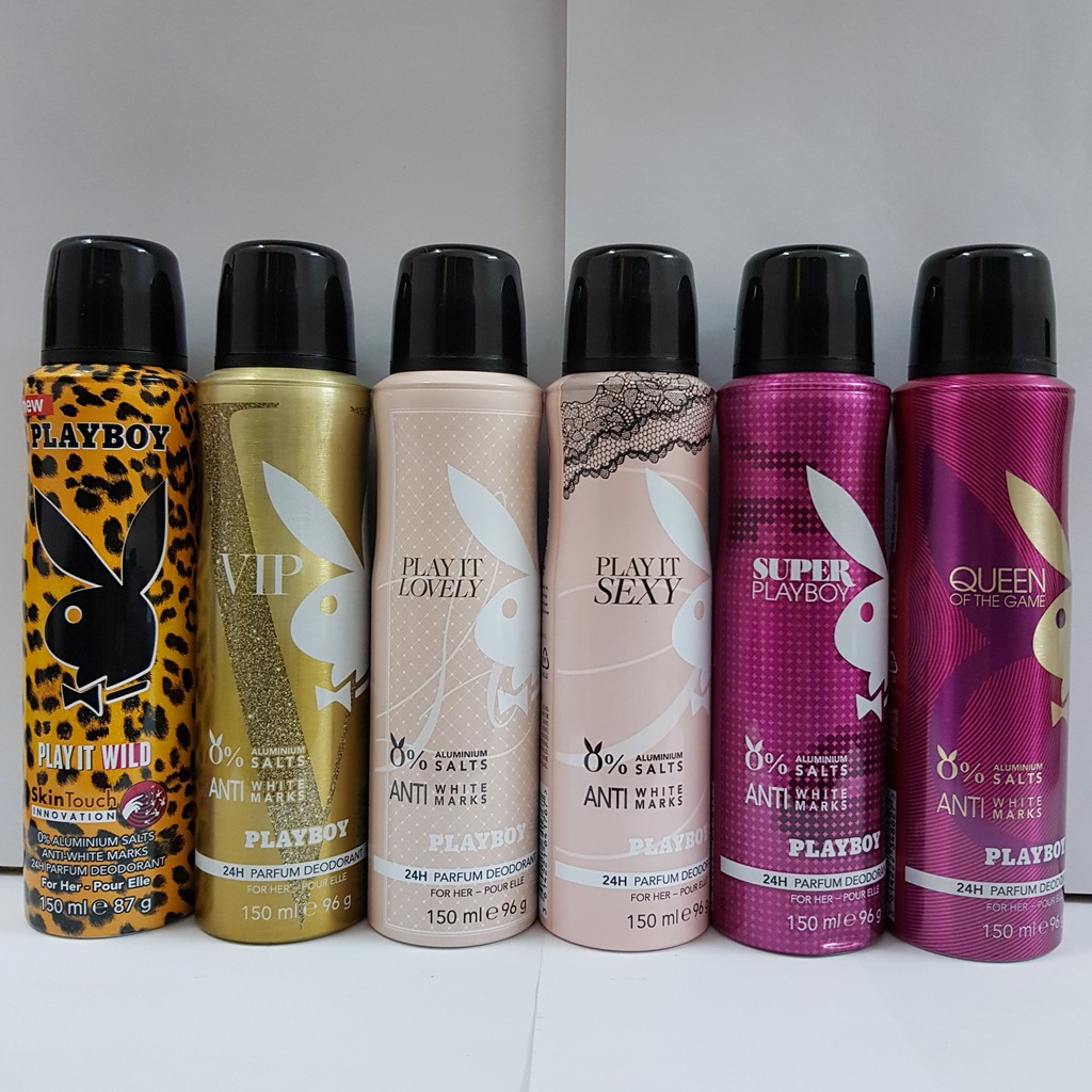 Xịt thơm toàn thân Playboy VIP nữ 150ml