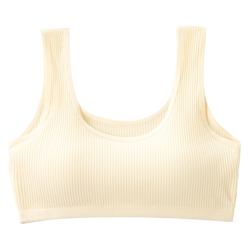 Áo lá học sinh cotton tăm 2 lớp mút mỏng 007