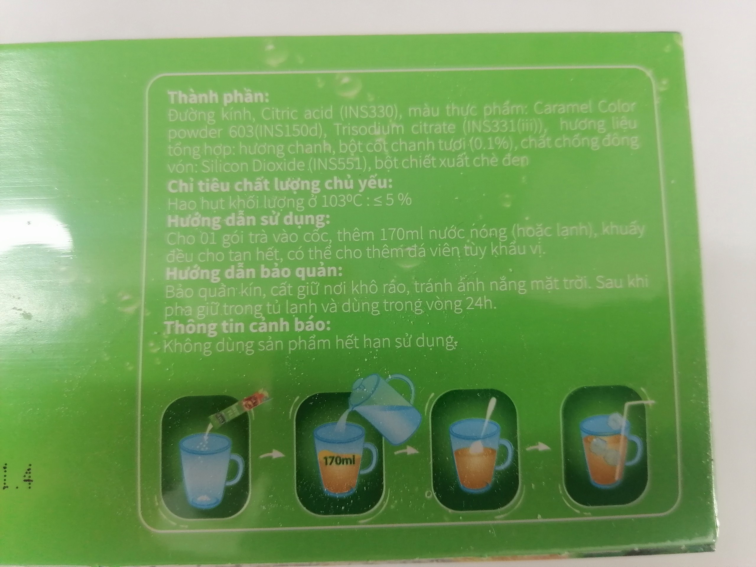 [Hộp 270g] TRÀ CHANH HÒA TAN [VN] COZY Lemon Ice Tea (bph-hk)