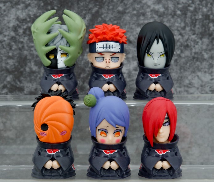 Tượng Akatsuki chibi - Naruto - combo 6 tượng