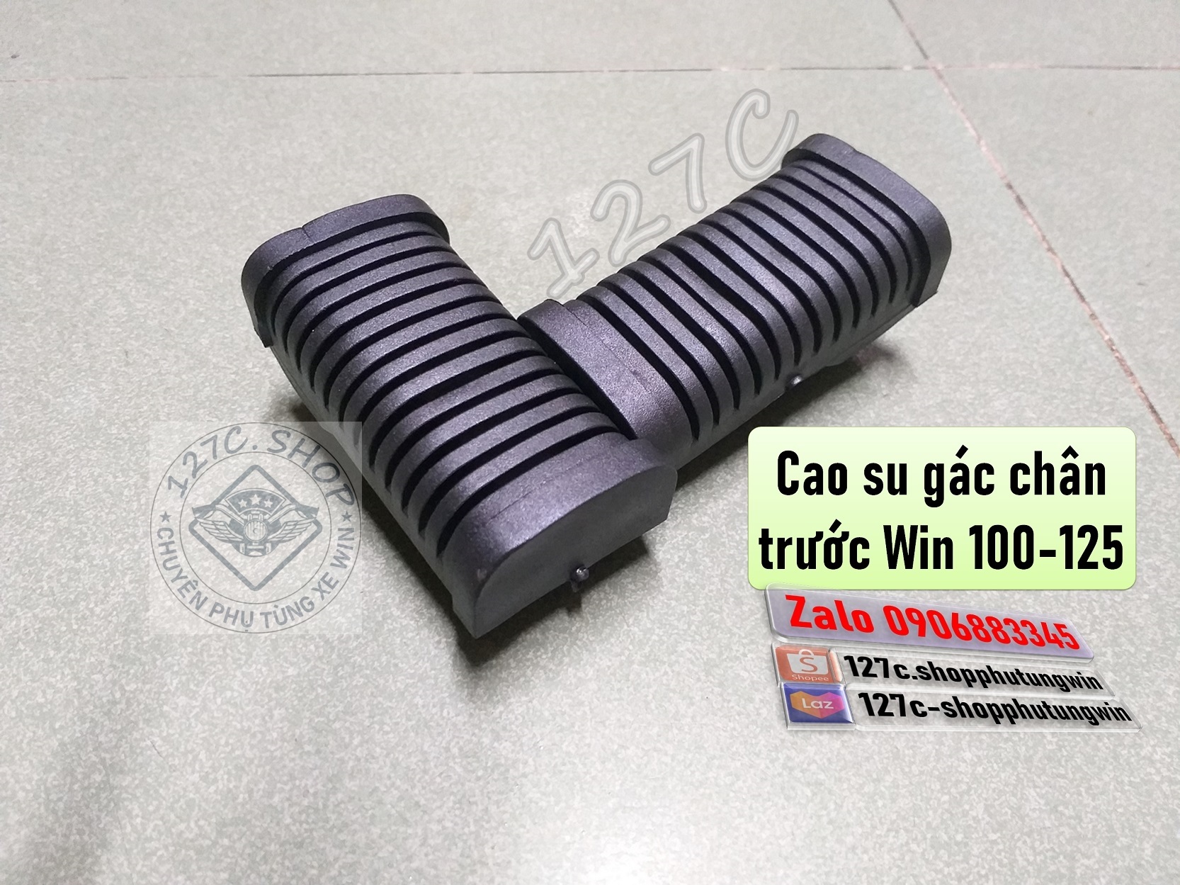 [HCM] Cặp cao su gác chân trước Win 100/ 125cc