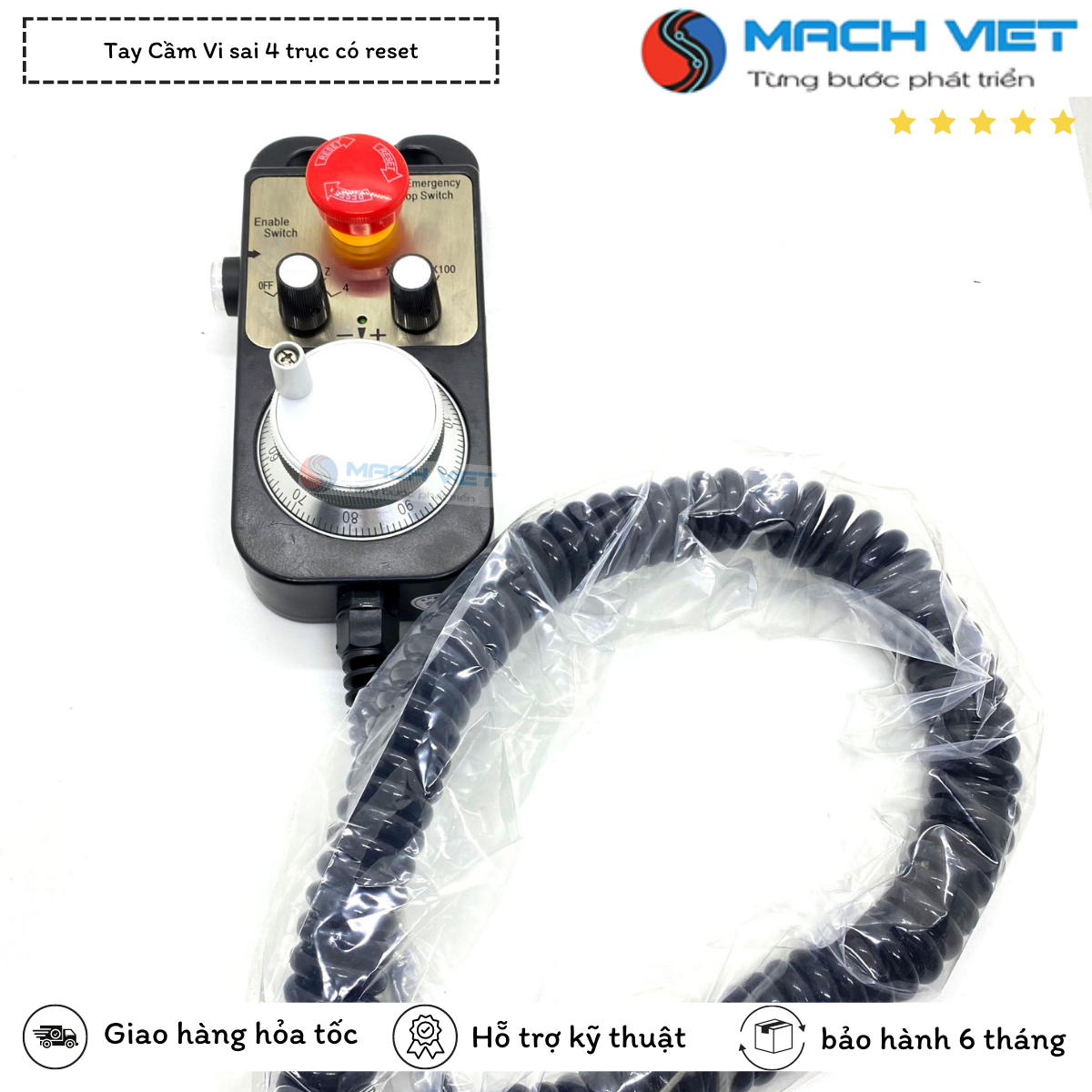 Tay cầm vi sai CNC Mach3 CNC – có nút Reset