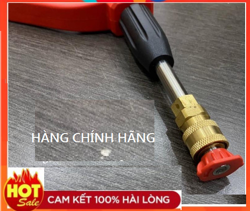 Súng rửa xe cao áp dài 35cm (Tặng kèm Béc)