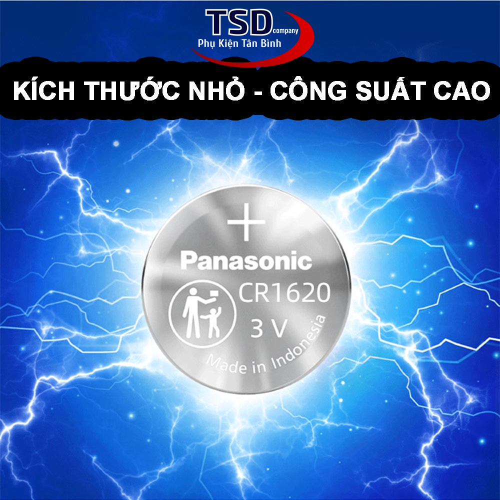 Genuine Panasonic CR1620 Lithium 3V Cmos Battery