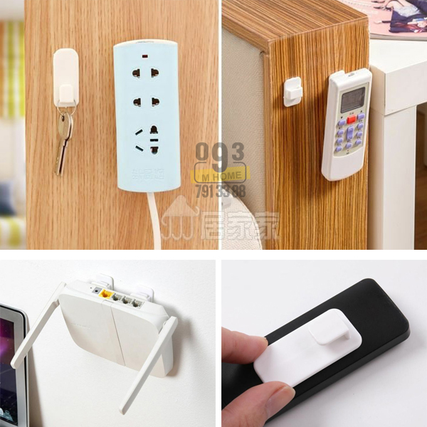 [HCM]Combo 4 Móc Dán Tường Móc Treo Gắn Tường remote
